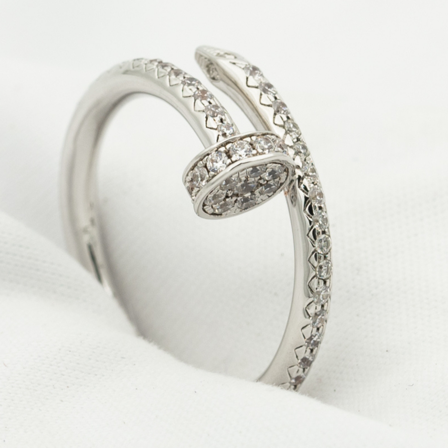 [Elite]JUSTE RING 1.8MM SILVER DIAMONDS