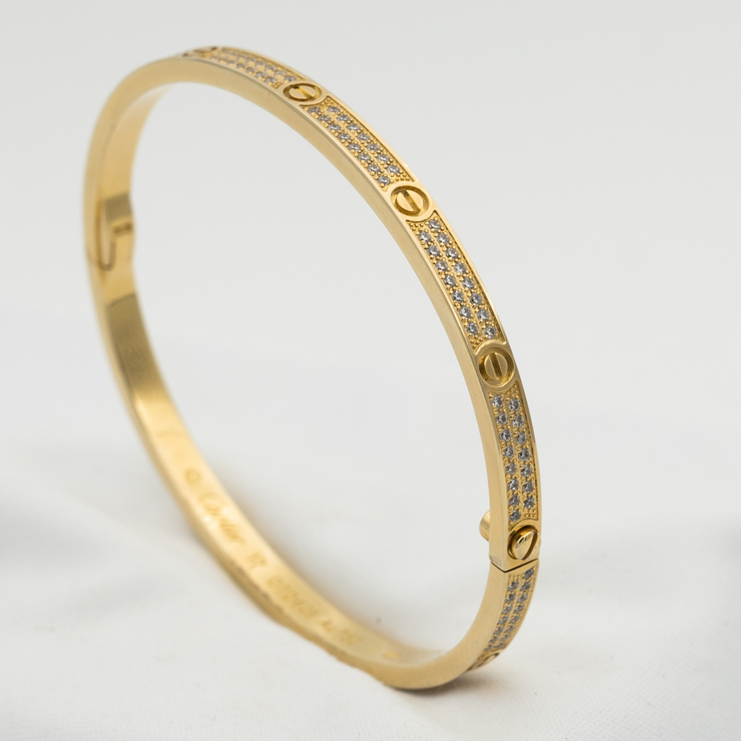 [Elite]LOVE BRACELET 3.65MM DIAMOND-PAVED