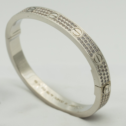 [Elite]LOVE BRACELET 6.1MM DIAMOND-PAVED