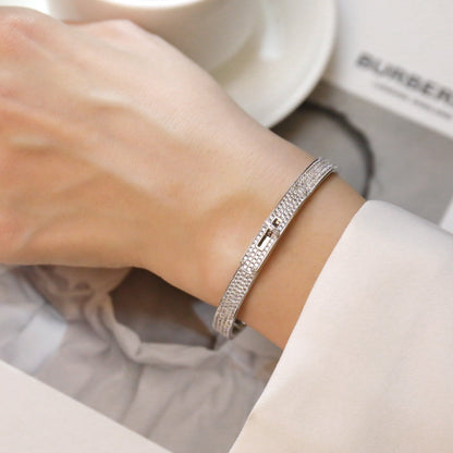 [Elite]KELLY BRACELET DIAMOND PAVED