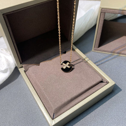 [Elite]JEUX DE PINK GOLD DIAMOND NECKLACE