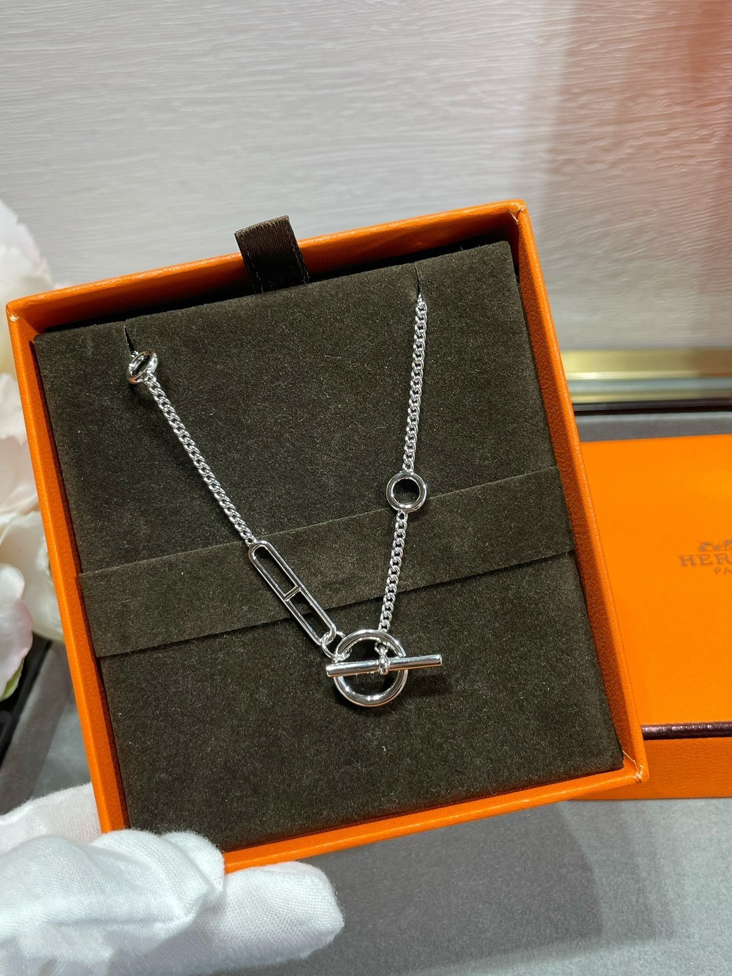 [Elite]HM STERLING CHAINE D'ANCRE HEART