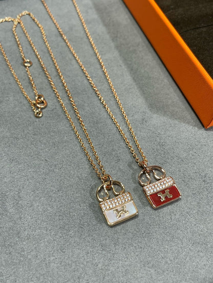 [Elite]H CIRCE MOISSANITE PENDANT NECKLACE GOLD