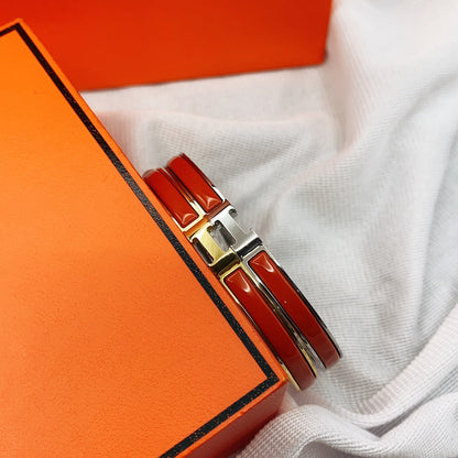 [Elite]CLASSIC HM CLIC RED 8MM ENAMEL BRACELET