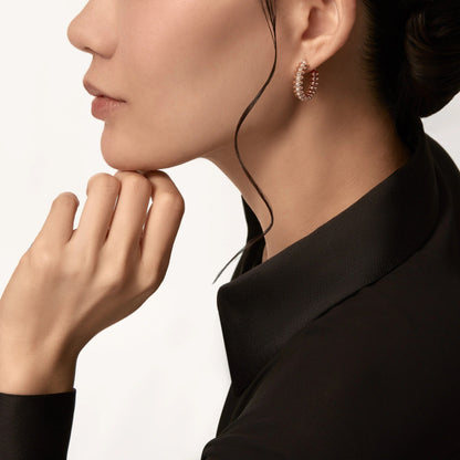 [Elite]CLASH FULL DIAMOND MEDIUM EARRINGS