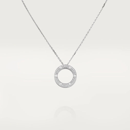 [Elite]LOVE NECKLACE ADJUSTABLE SILVER