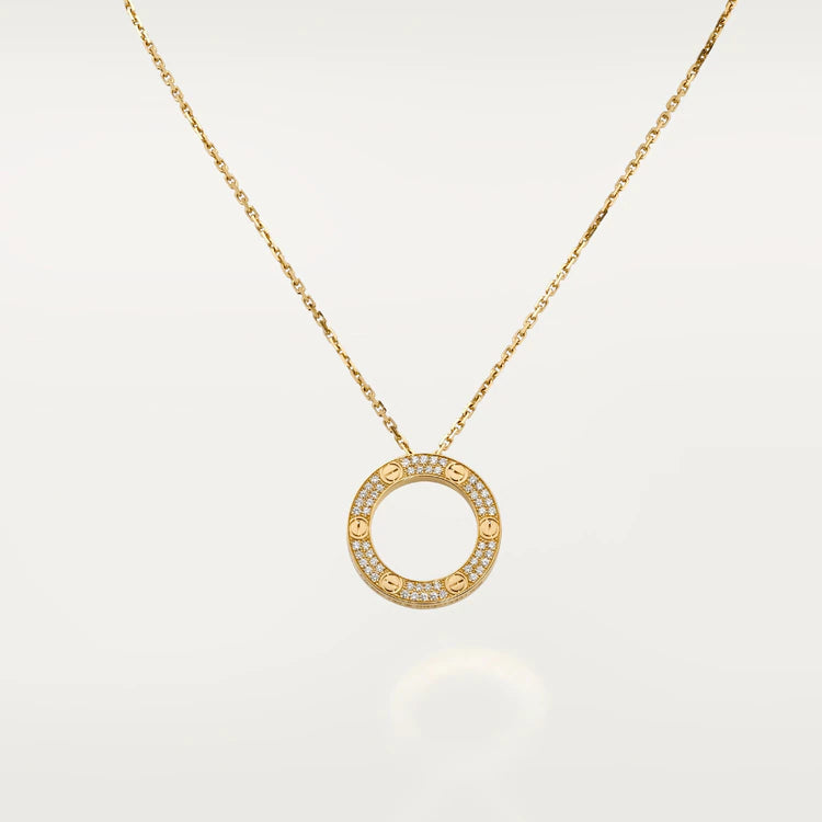 [Elite]LOVE NECKLACE ADJUSTABLE ROSE GOLD