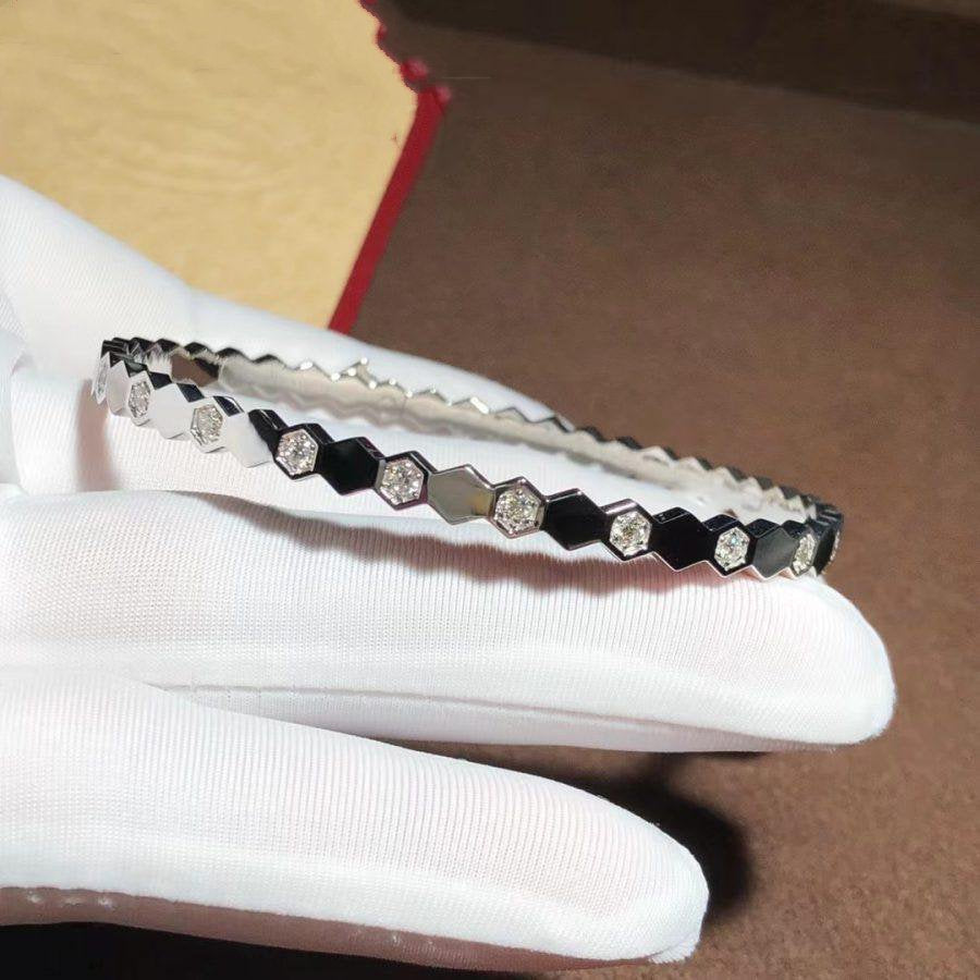 [Elite]BEE LOVE SILVER DIAMOND BRACELET