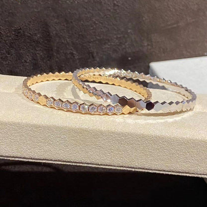 [Elite]BEE LOVE GOLD BRACELET FULL DIAMOND
