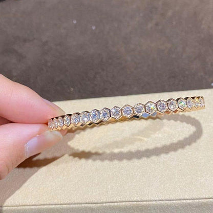 [Elite]BEE LOVE GOLD BRACELET FULL DIAMOND