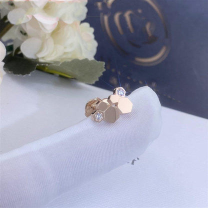 [Elite]BEE LOVE PINK GOLD DIAMOND EARRINGS