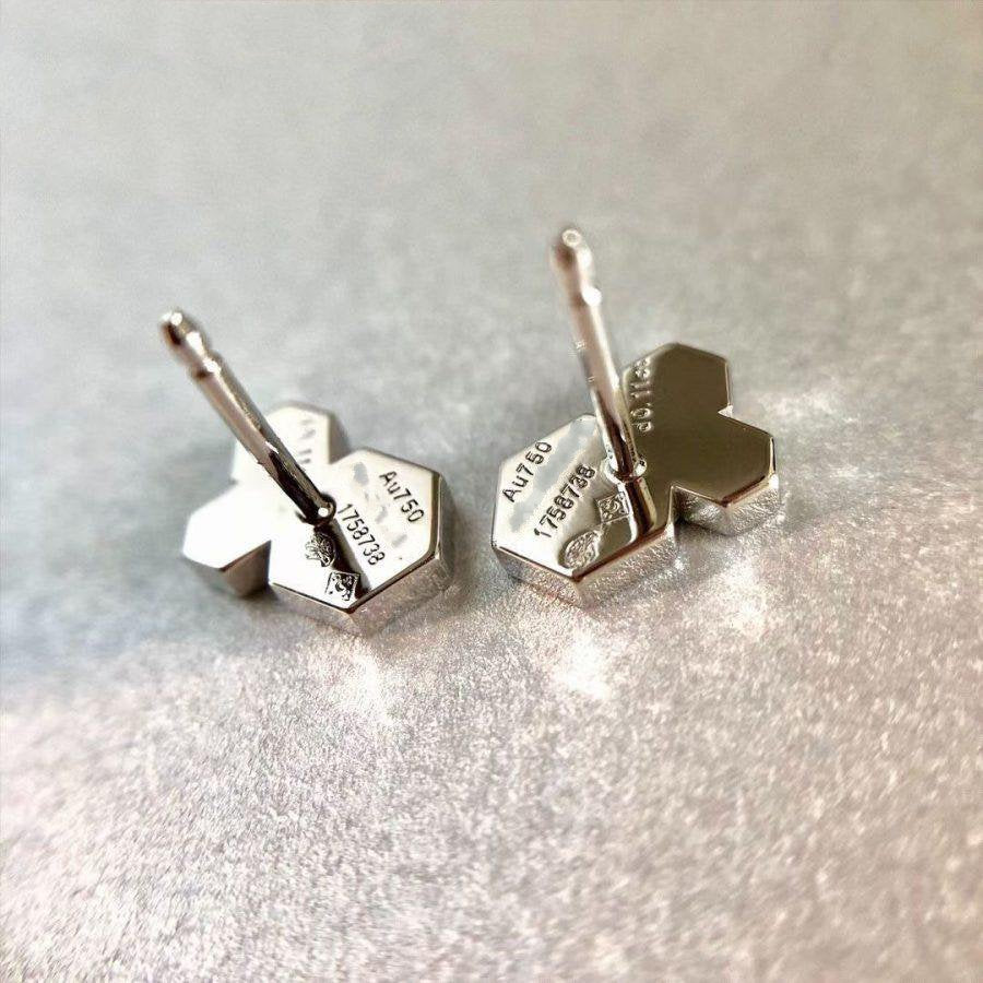 [Elite]BEE LOVE SILVER DIAMOND EARRINGS