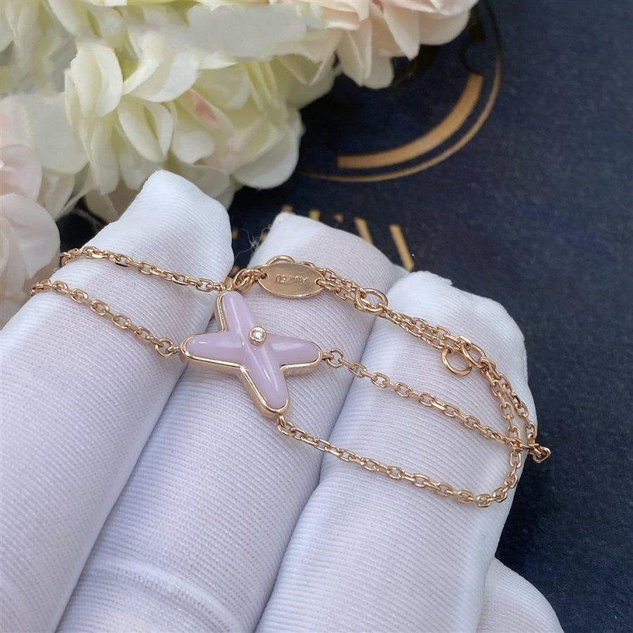 [Elite]JEUX BRACELET PINK MOP PINK GOLD 1 DIAMOND