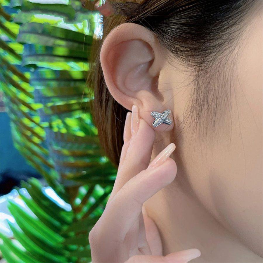 [Elite]JEUX DE SILVER DIAMOND EARRINGS