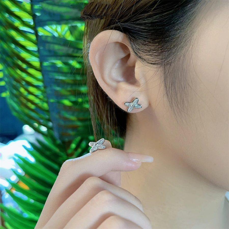[Elite]JEUX DE SILVER DIAMOND EARRINGS