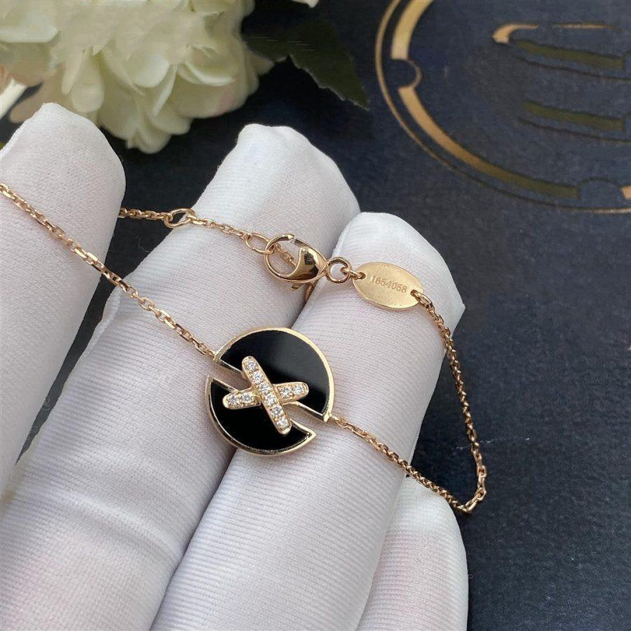 [Elite]JEUX DE BRACELET ONYX PINK GOLD DIAMOND