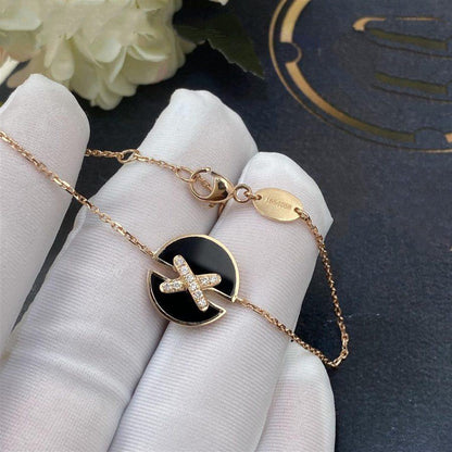 [Elite]JEUX DE BRACELET ONYX PINK GOLD DIAMOND