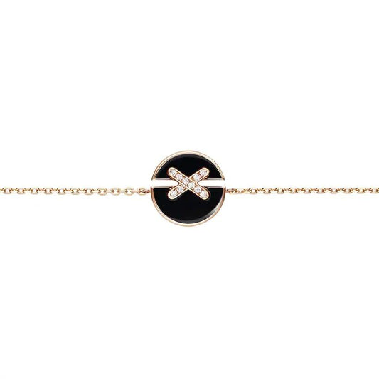 [Elite]JEUX DE BRACELET ONYX PINK GOLD DIAMOND