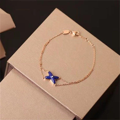 [Elite]Hollow Design Four-Leaf Clover Flower Shape Ring