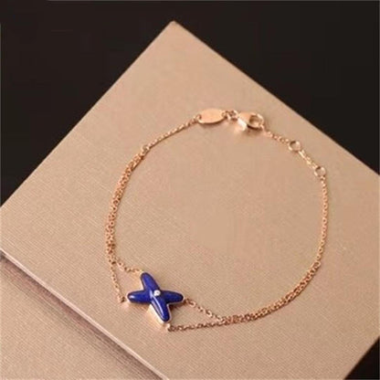[Elite]Hollow Design Four-Leaf Clover Flower Shape Ring