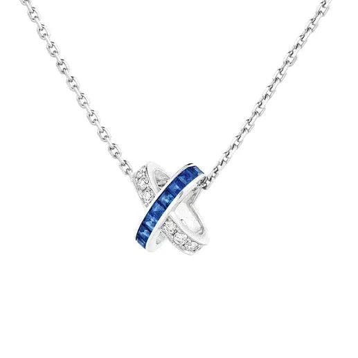 [Elite]LIENS DIAMOND SILVER NECKLACE