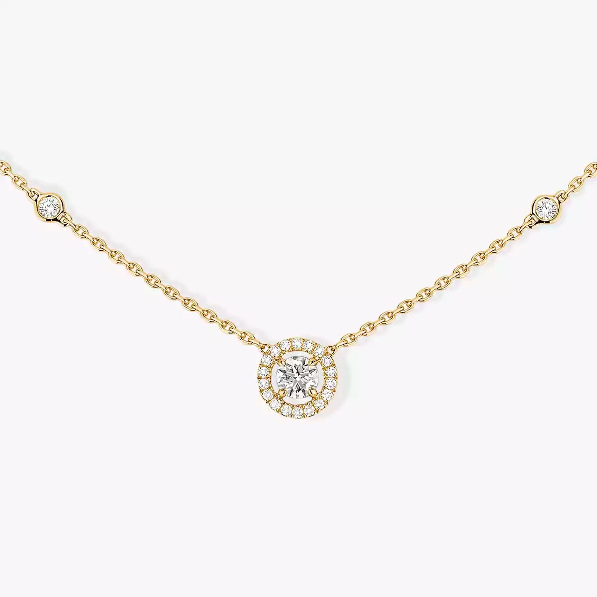 [Elite]Diamond Necklace 0,20ct Brilliant Shape Joy
