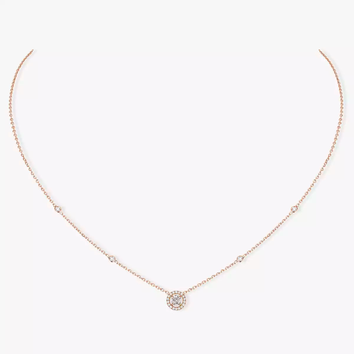 [Elite]Diamond Necklace 0,20ct Brilliant Shape Joy