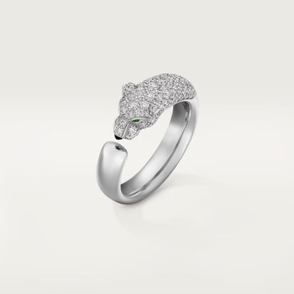 [Elite]PANTHERE HALF DIAMOND SMALL RING