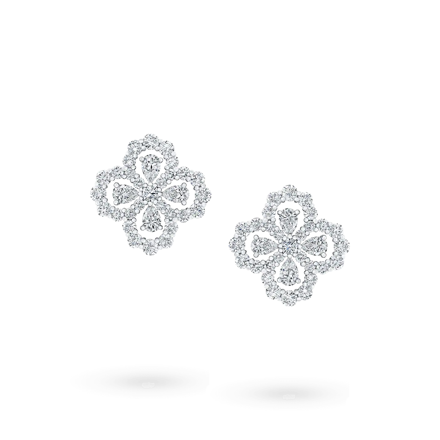 [Elite]LOOP EARRINGS FULL MOTIF DIAMOND 16MM