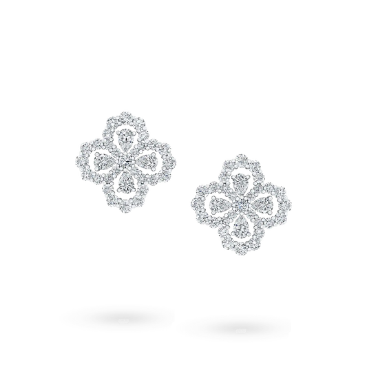 [Elite]LOOP EARRINGS FULL MOTIF DIAMOND 16MM