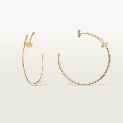 [Elite]JUSTE HALF DIAMOND LARGE EARRINGS
