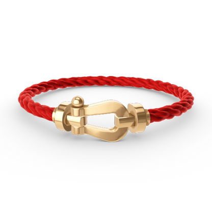 [Elite]FORCE LARGE HORSESHOE NO DIAMOND BRACELET GOLD