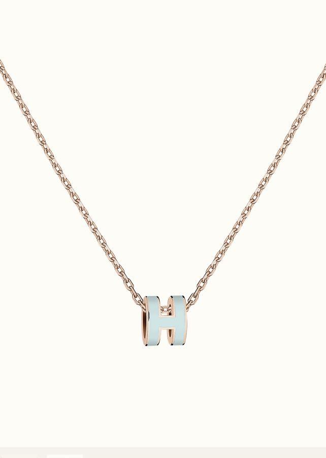 [Elite]POP H LIGHT BLUE NECKLACEGALE