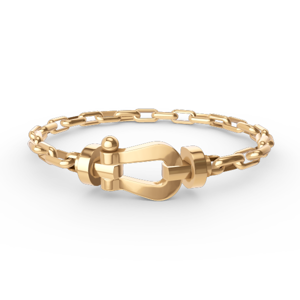 [Elite]FORCE LARGE HORSESHOE CLASP  METAL BRACELET