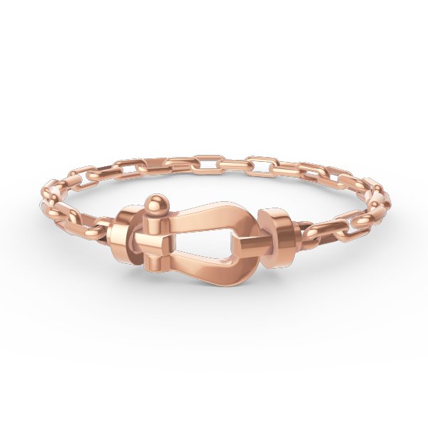 [Elite]FORCE LARGE HORSESHOE CLASP  METAL BRACELET