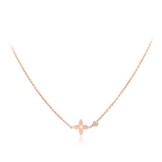 [Elite]BLOSSOM PENDANT PINK GOLD AND DIAMOND