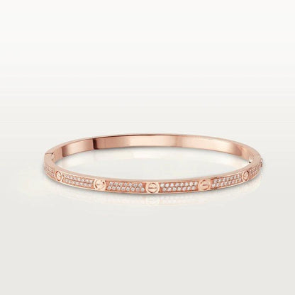 [Elite]LOVE BRACELET 3.65MM DIAMOND-PAVED