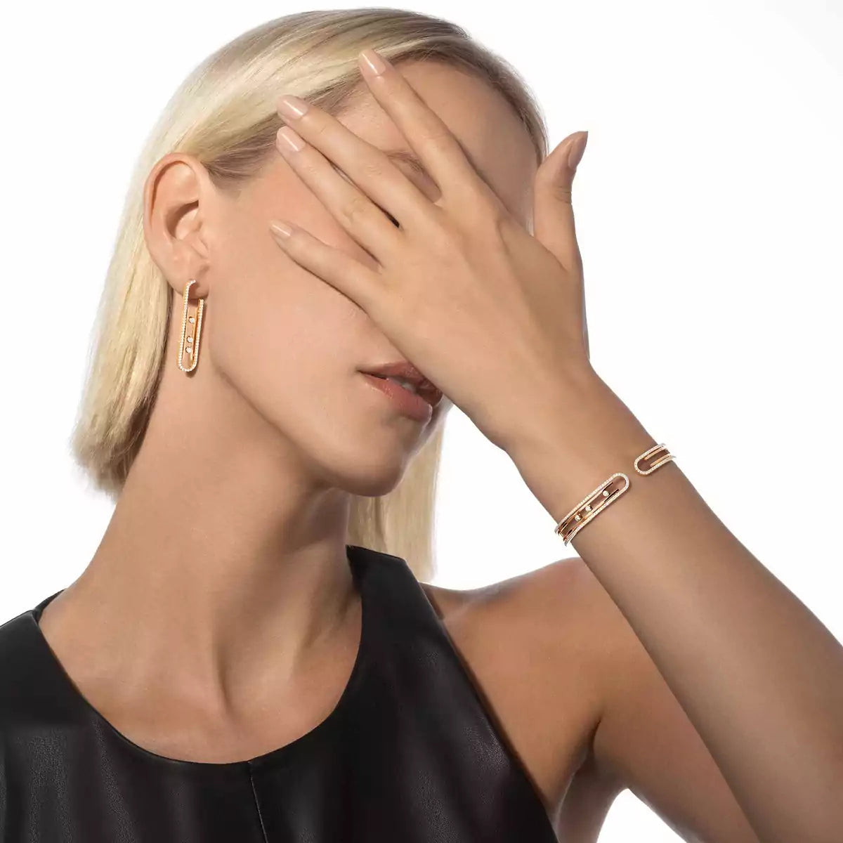 [Elite]Diamond Pendant Earrings Move 10Th
