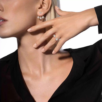 [Elite] My Twin Trio  Diamond Earrings