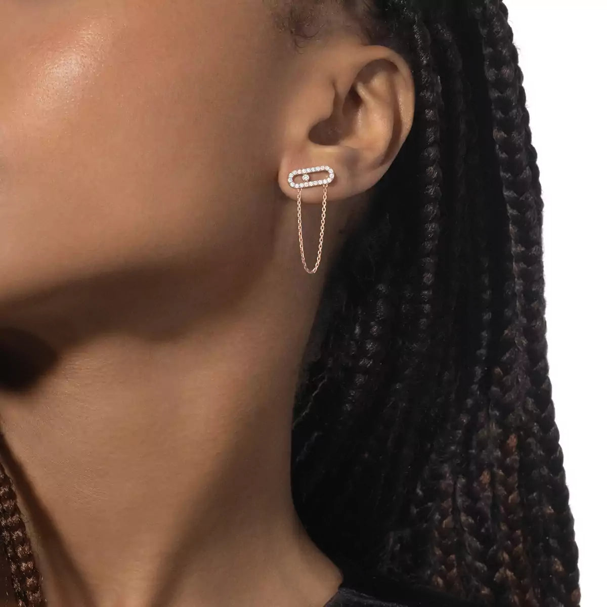 [Elite]Move Uno Diamond Earrings