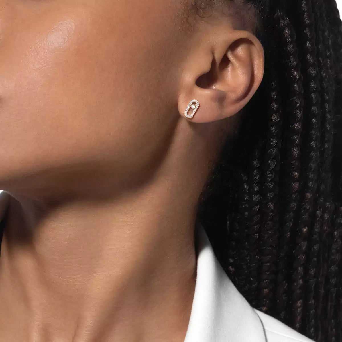 [Elite]Move Uno Diamond Earrings