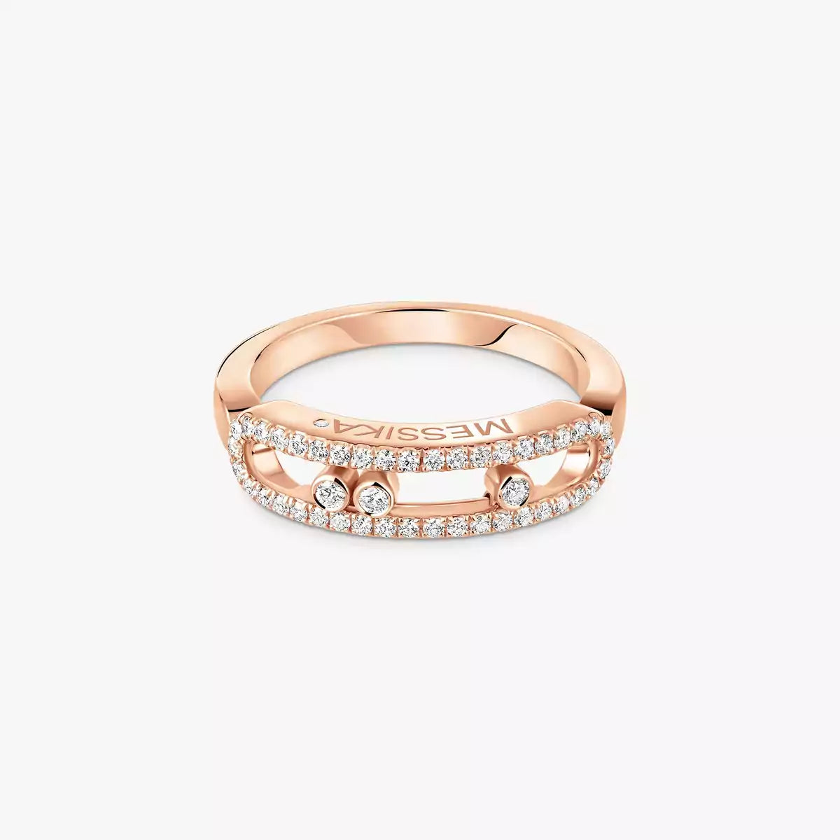 [Elite] Baby Move Gold Diamond Pave_ Ring