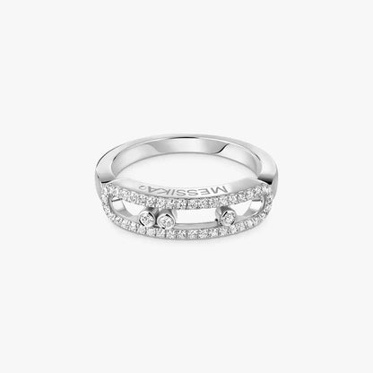 [Elite] Baby Move Gold Diamond Pave_ Ring