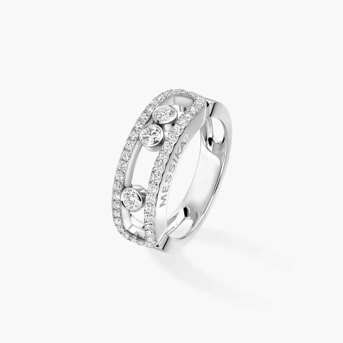 [Elite]Move Gold Diamond Pave_ Ring