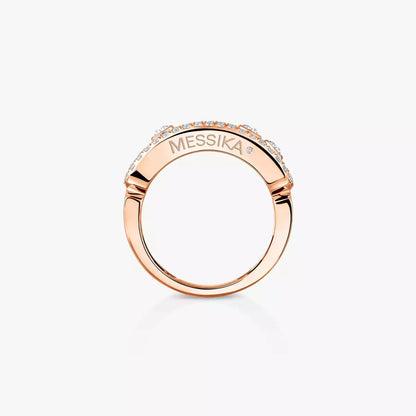 [Elite]Move Gold Diamond Pave_ Ring