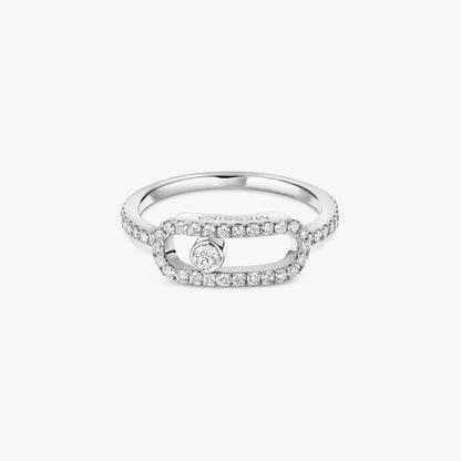 [Elite]Move Uno Diamond Ring in Gold