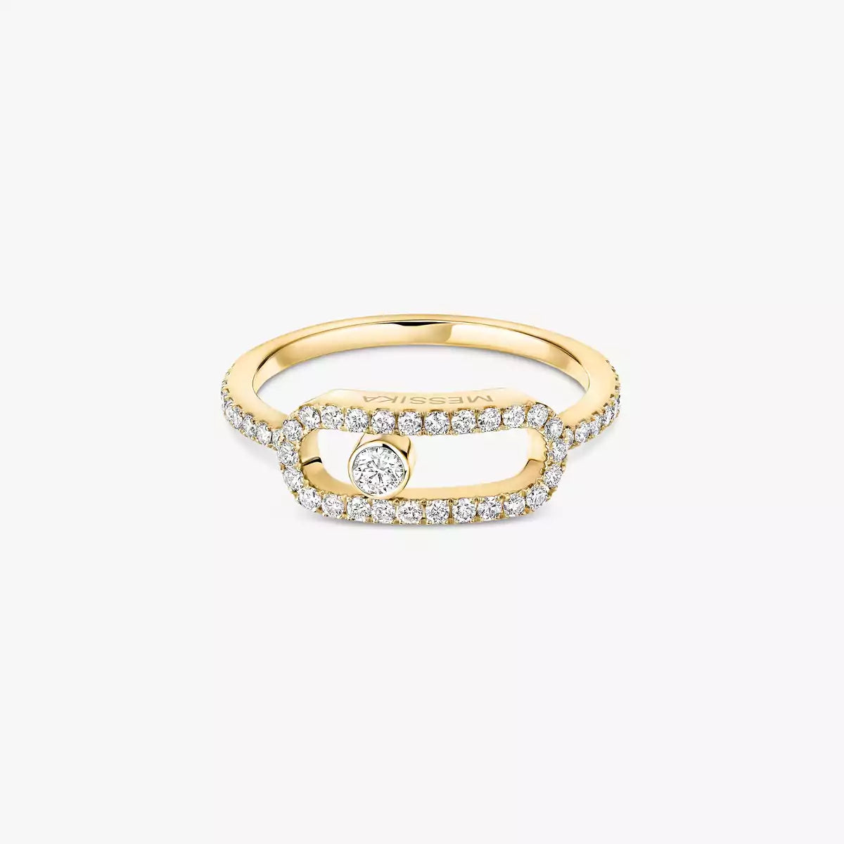 [Elite]Move Uno Diamond Ring in Gold