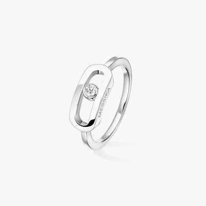 [Elite]Move Uno Diamond Ring in Gold