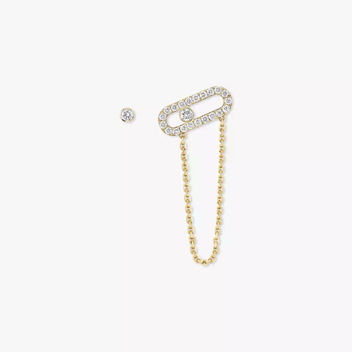 [Elite]Move Uno Diamond Earrings