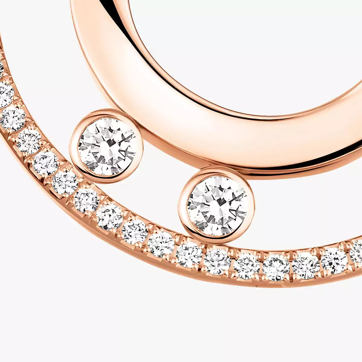[Elite]Move Romane Small Diamond Hoop Earrings